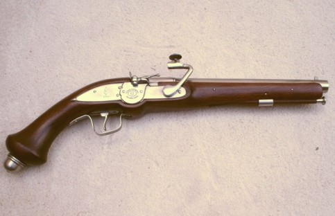 An example of a matchlock horse pistol